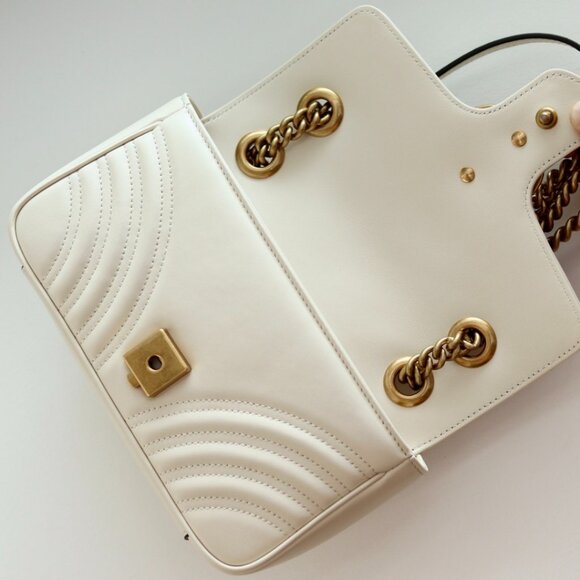 Gucci gg marmont small white - Picture 7 of 9